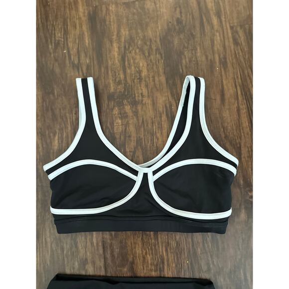 Beach Riot Tennis Skirt Set Womens XS/ Olympia Love Small Black White Mini - Picture 3 of 8